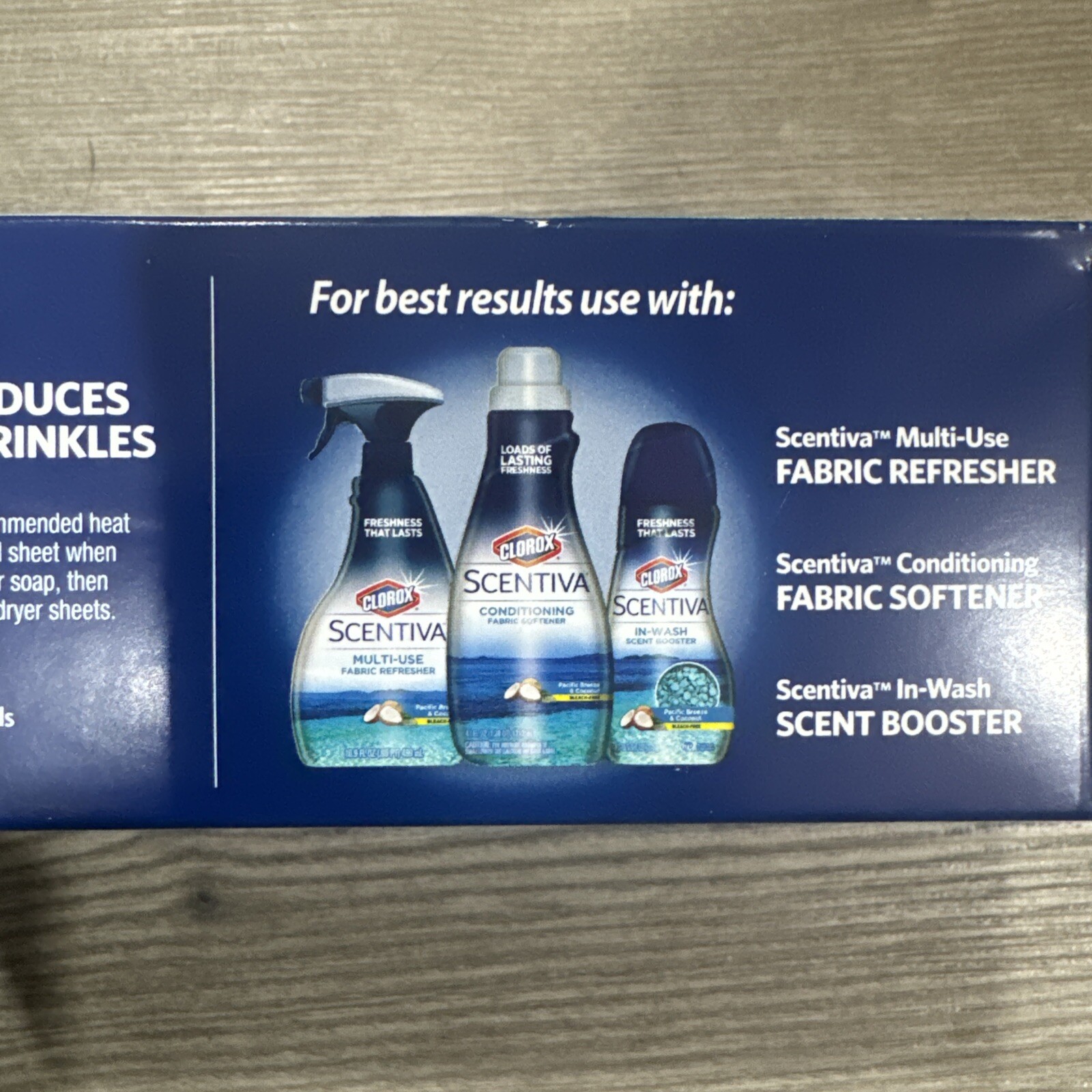 Scentiva Fabric Softening Dryer Sheets | in Pacific Breeze & Coconut