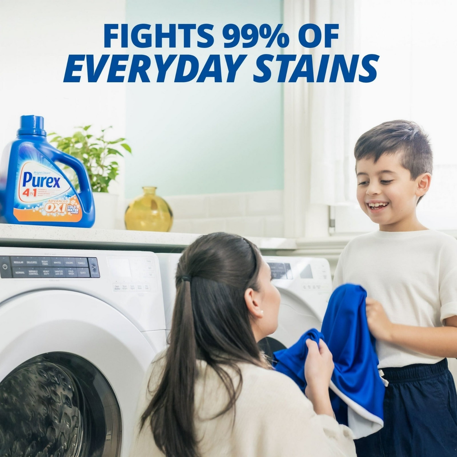 Purex Plus OXI Liquid Laundry Detergent, 128 fl oz, 85 Loads