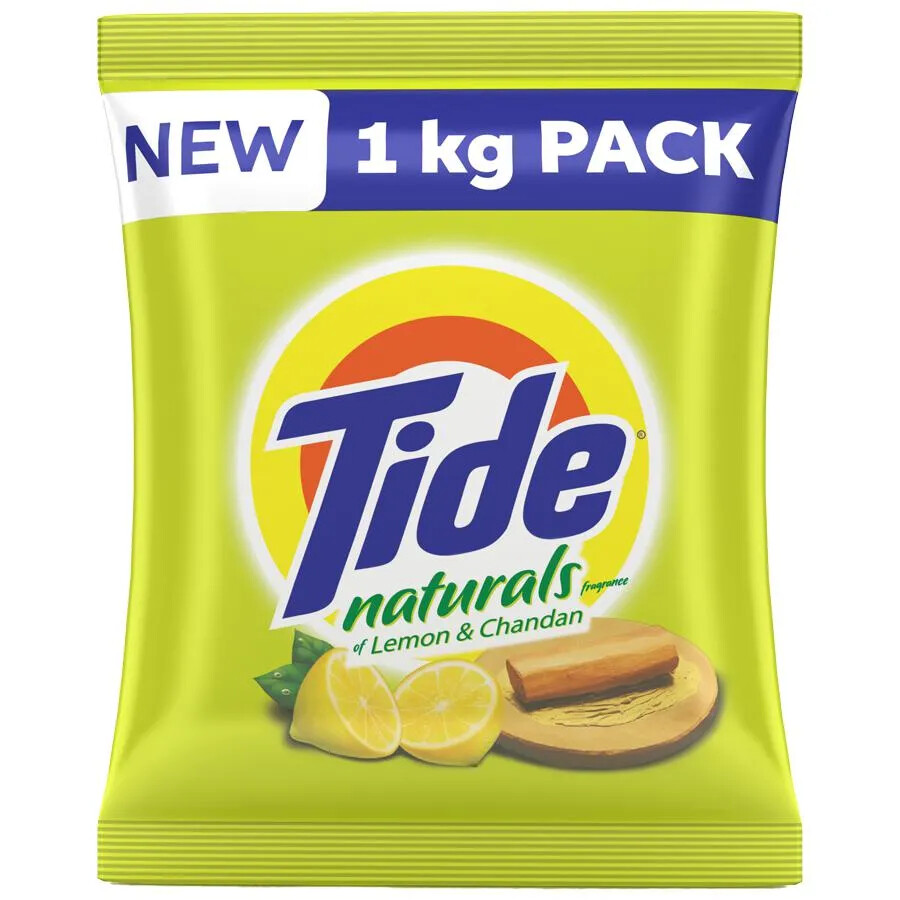 Tide Naturals Lemon & Chandan Detergent Powder 1kg – India