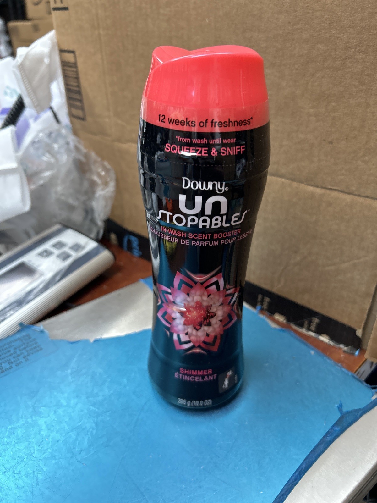 Downy Unstopables Shimmer Scent In-Wash Scent Booster Beads 10 Oz