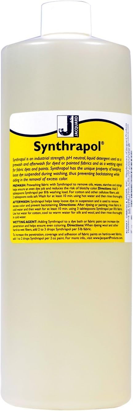 Synthrapol 32 Fl Oz Liquid Detergent for Dyes Fabrics Prewash Afterwash USA