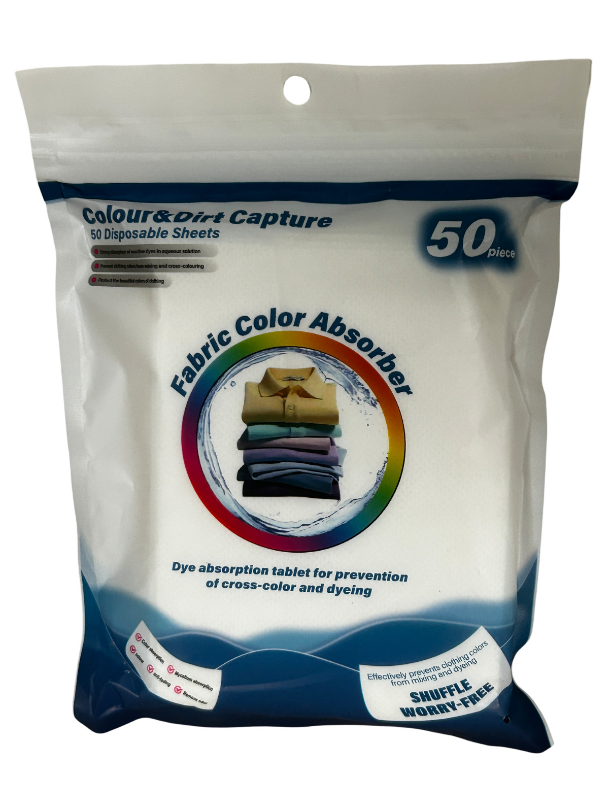 Fabric Color Absorber Disposable Laundry Sheets Anti-Dye Cloth Protectors