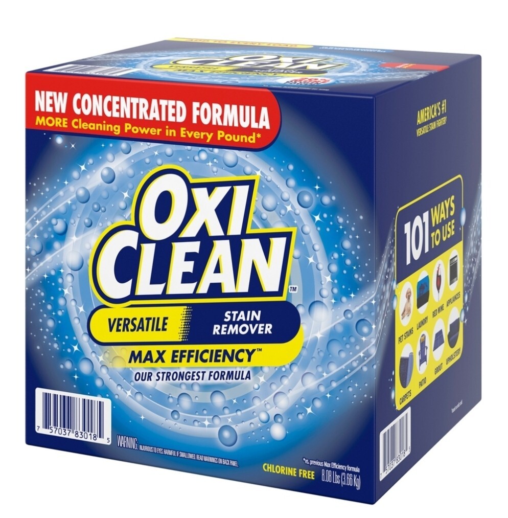 OXI CLEAN CONCENTRATE VERSATILE STAIN REMOVER DETERGENT BOOSTER (8.8 Lb. Pack)