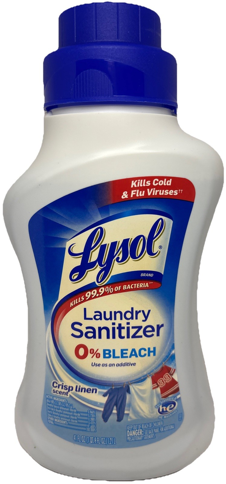 Lysol Laundry Additive—Crisp Linen Scent—41oz—0% Bleach—NEW—SHIPS IN 24 HOURS—