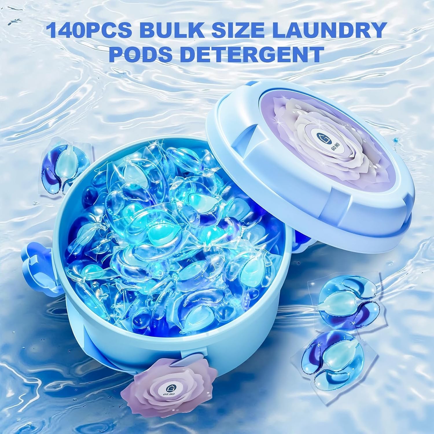 140-Count Laundry Detergent Pods – Powerful Clean, Color Protection, Fresh Burst