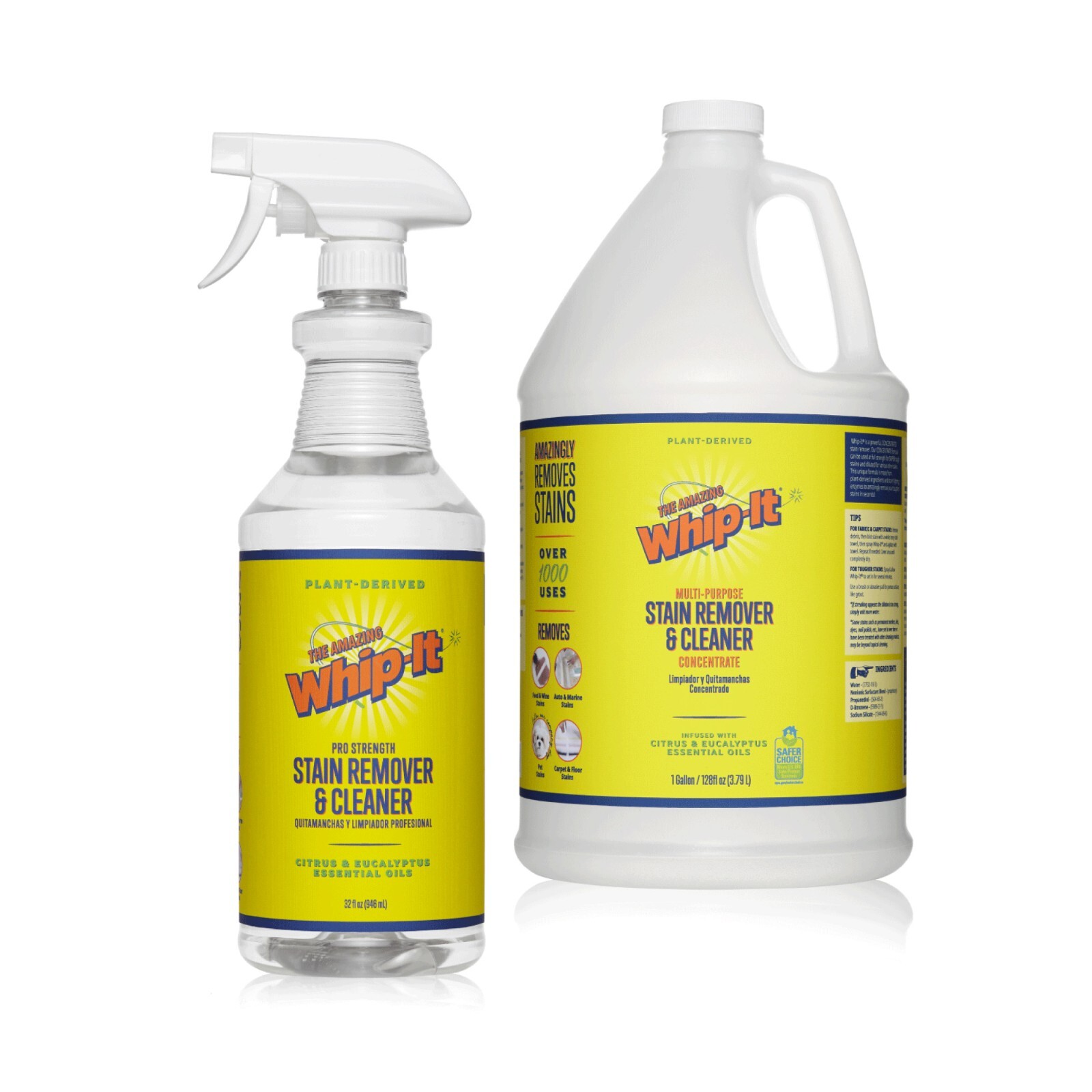 Amazing Whip It Cleaner Multi Purpose Stain Remover Concentrate AUTHENTIC OEM!!!