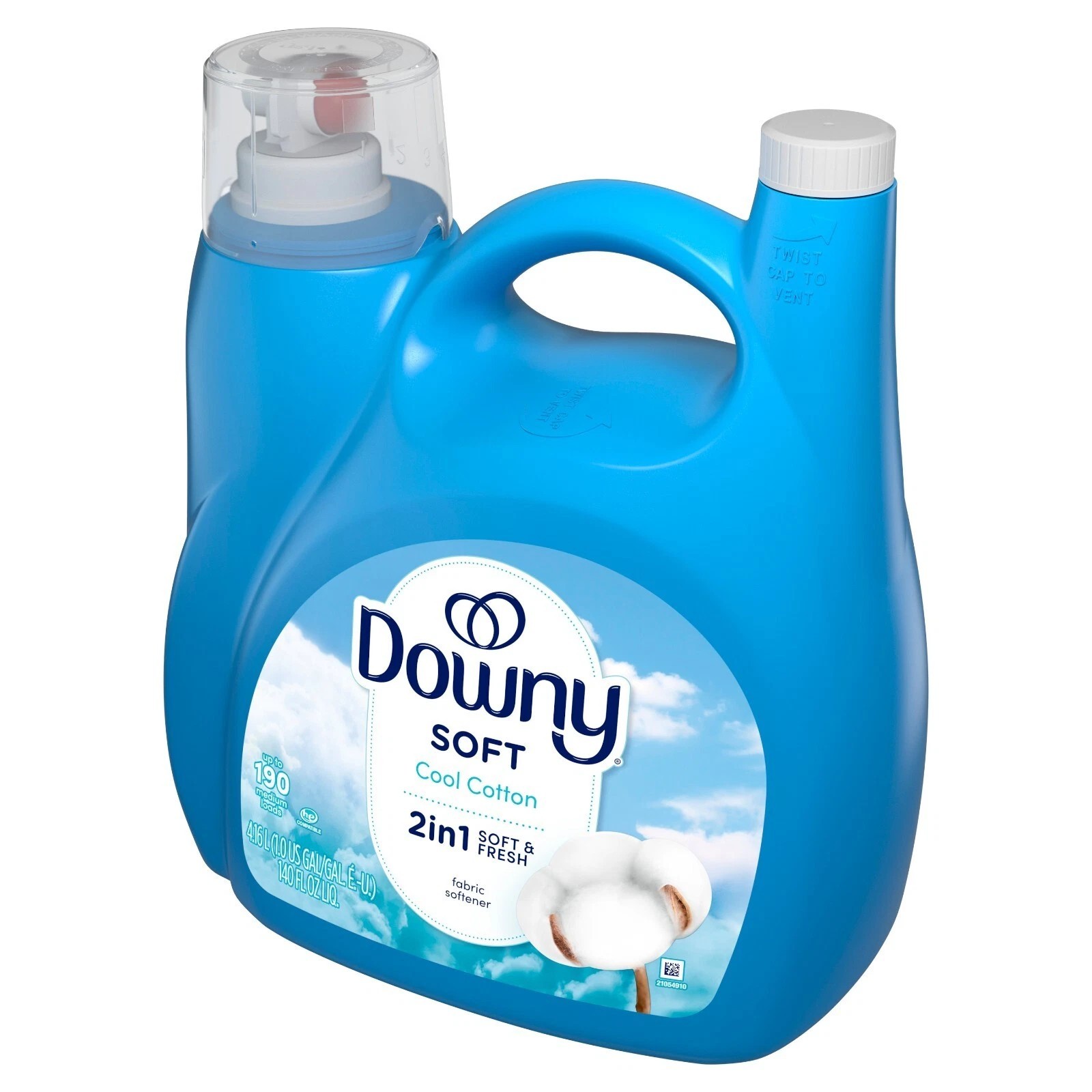 3 PACK Downy Liquid Fabric Softener, Cool Cotton Scent, 140 fl oz