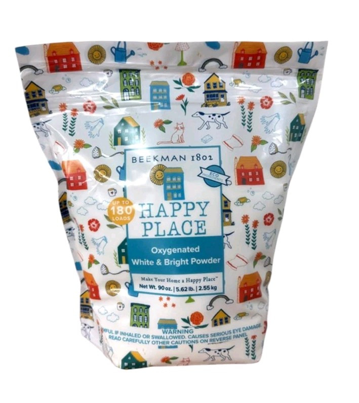 Beekman Happy Place 90 oz. (180 Loads) Oxygenated White & Bright Laundry Powder