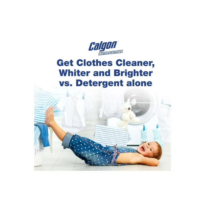 Calgon Water Softener, 32oz Bottle, Laundry Detergent Booster ( 2 PACK)