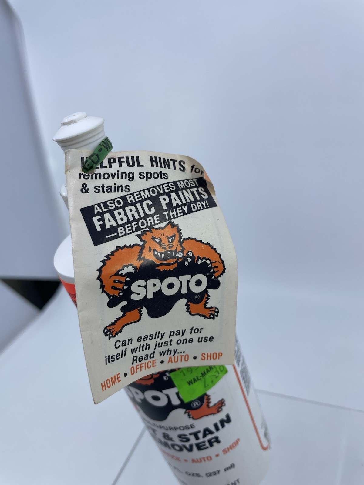 Vintage 1983 SPOTO Multi-Purpose Spot & Stain Remover 8 fluid oz