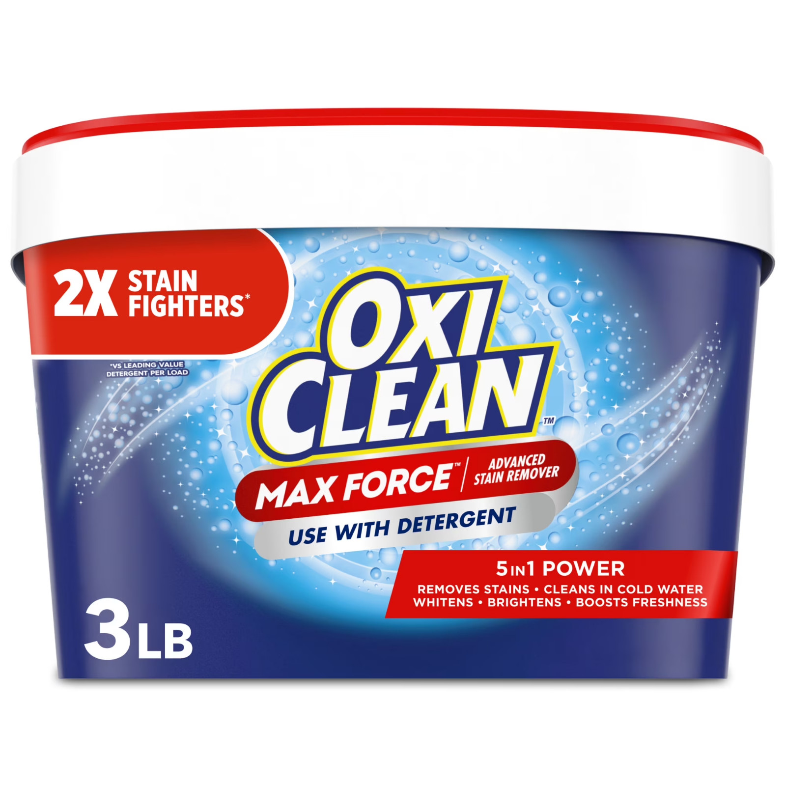 OxiClean Max Force Advanced Stain Remover Powder, Gentle Color-Safe In-Wash Stai
