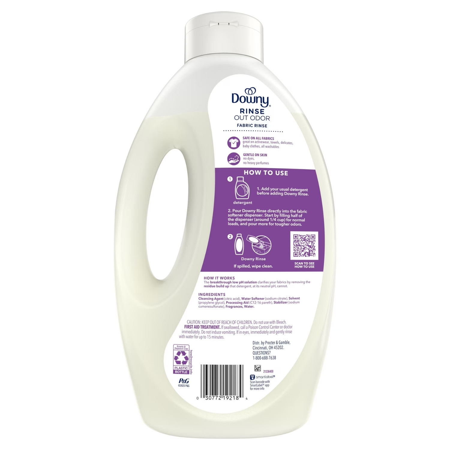 2 Pack Downy Laundry Rinse each 62oz Fresh Lavender Tackles Tough Odors Care