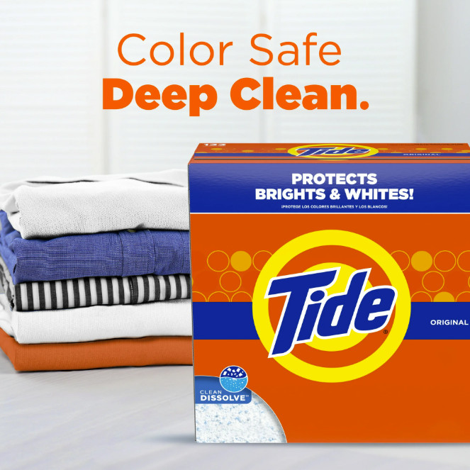 ( 2 Pack ) Tide Powder Laundry Detergent, Original Scent, 129 oz, 113 Loads