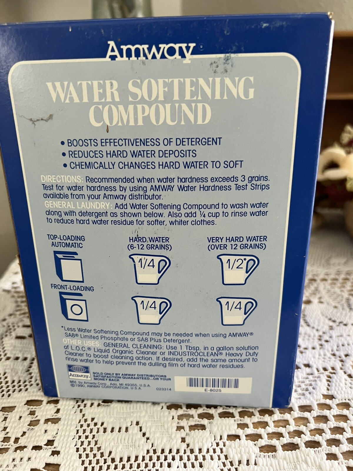 Amway Water Softening Compound Detergent Booster Hard Water Reducer NOS 7lbs