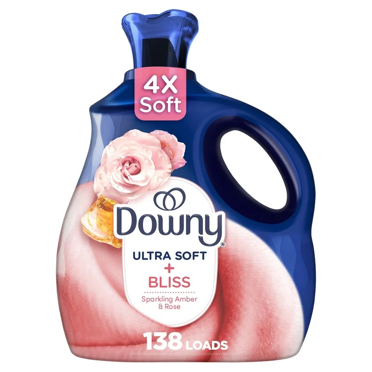 Downy Ultra Soft Plus Fresh Bliss Sparkling Amber And Rose Fabric Softener 93oz