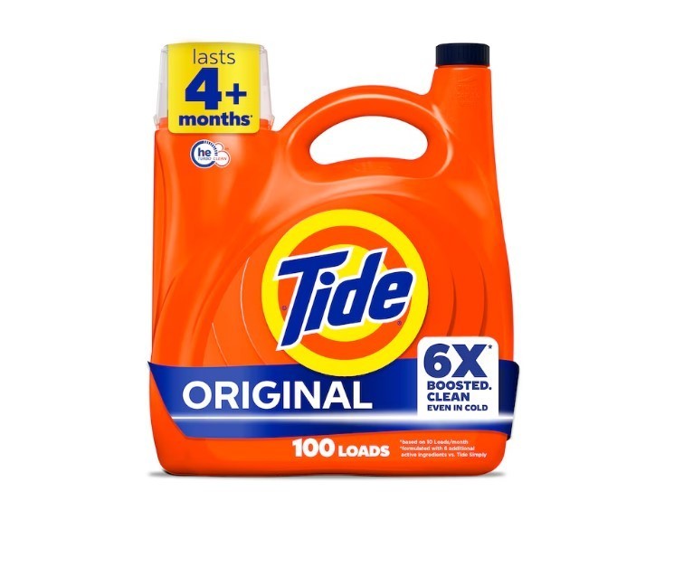 [BIG SALE] Tide Original HE Laundry Detergent 100 Loads 125 -fl oz