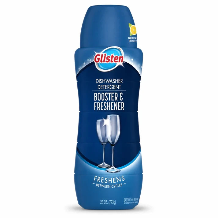 2 Pack Glisten Dishwasher Detergent Booster & Freshener 28oz Each