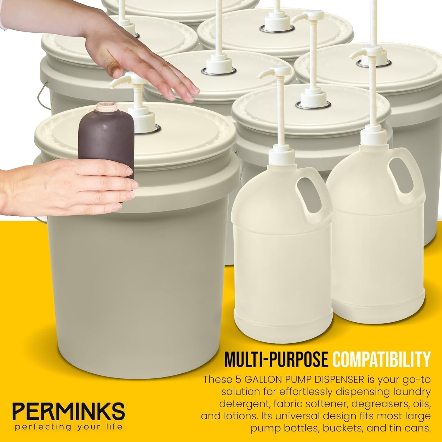 5 Gallon Pump Dispenser Pump for 5 Gallon Bucket Gallon Jug Laundry Soap Tool