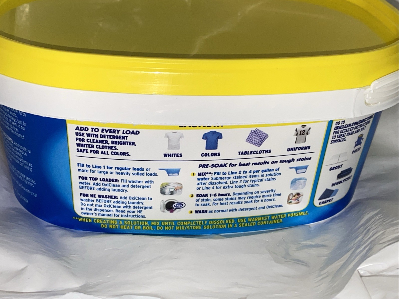 OXI CLEAN NO SCENT VERSATILE STAIN REMOVER POWDER CHLORINE FREE 1.77LB 38 LOADS