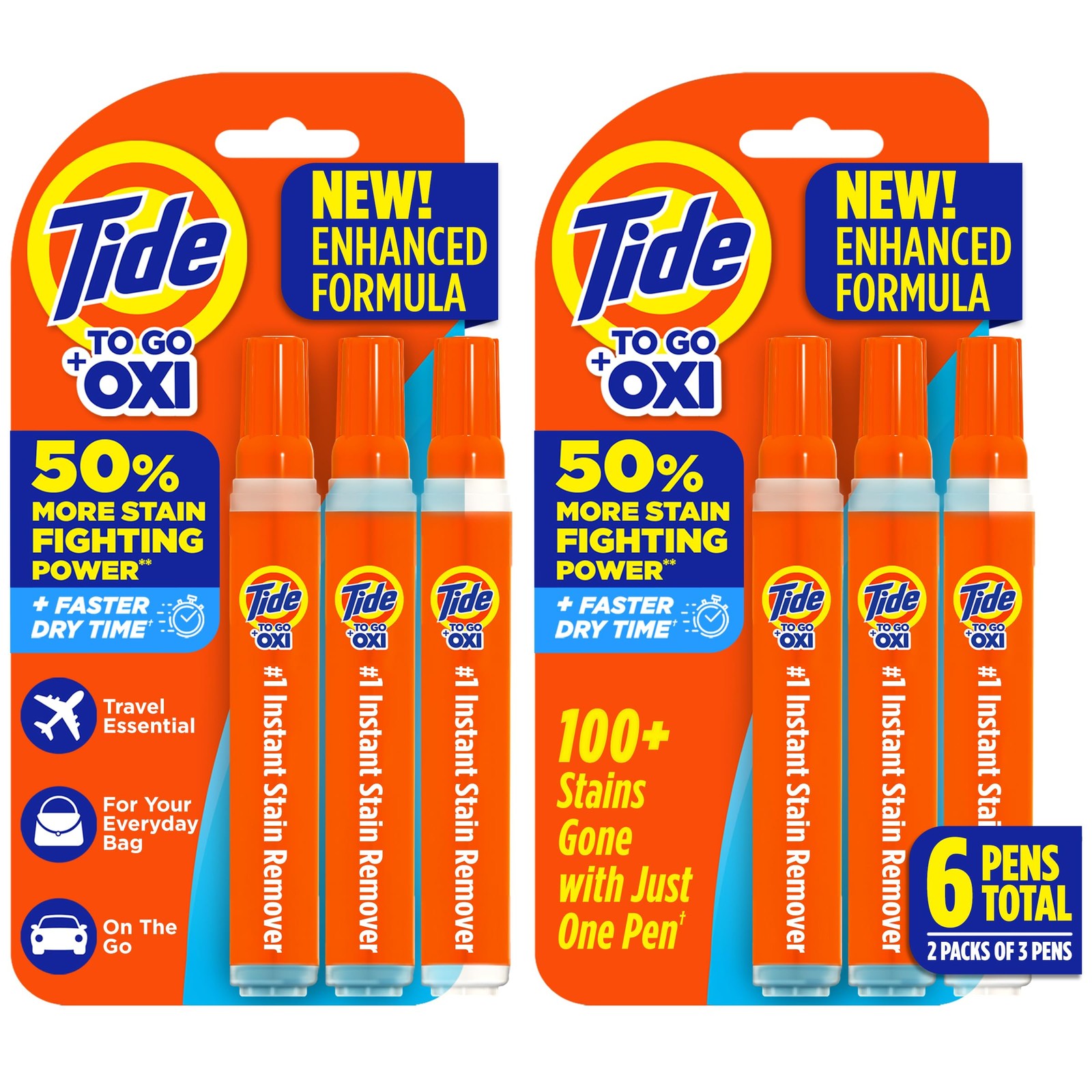 Tide Pen Stain Remover for Clothes, 2.02 Fl Oz (Pack of 1), 2 Boxes 3 Pens