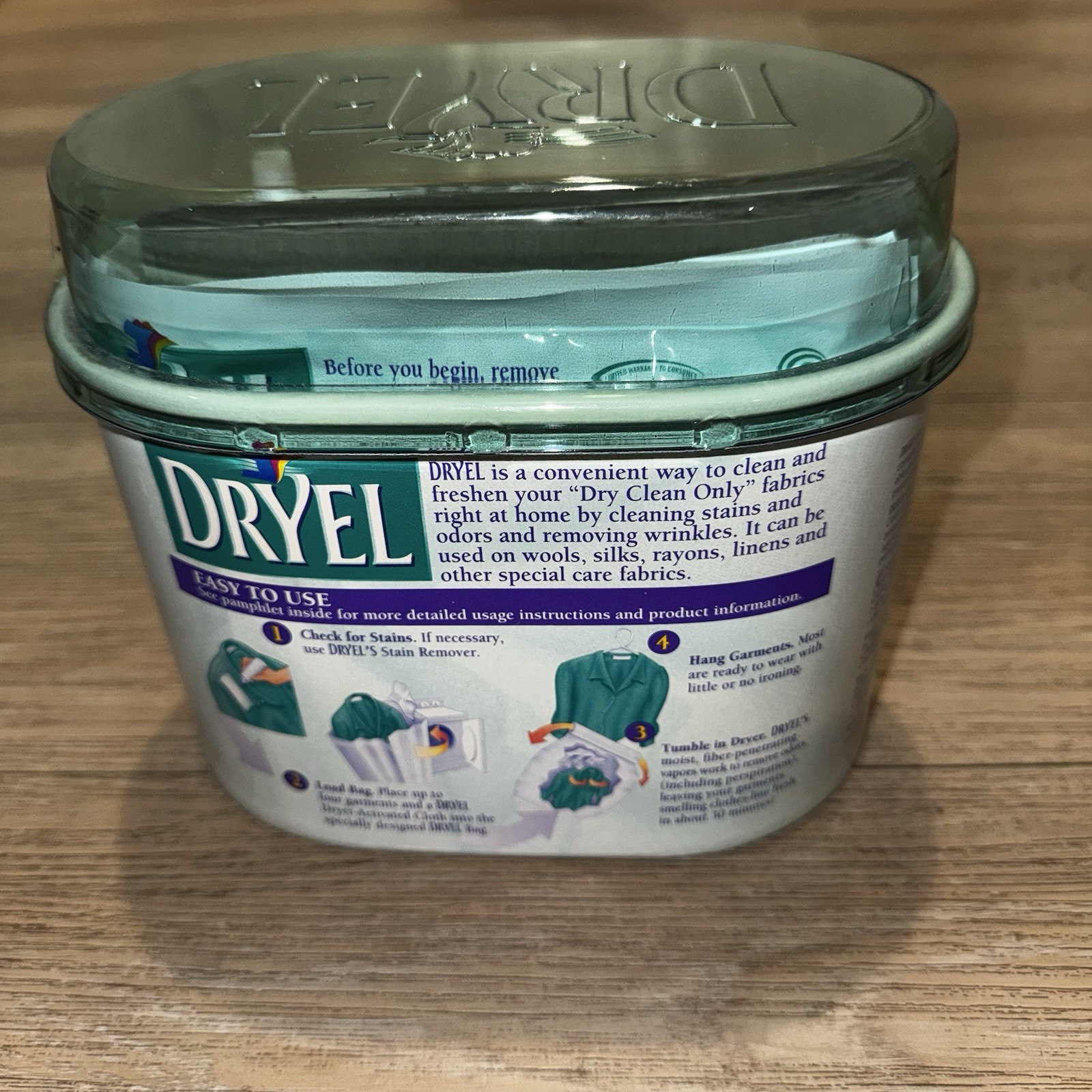 Dryel At Home Dry Cleaner Only Fabric Care in Your Dryer 4 Loads 16 Garment Kit