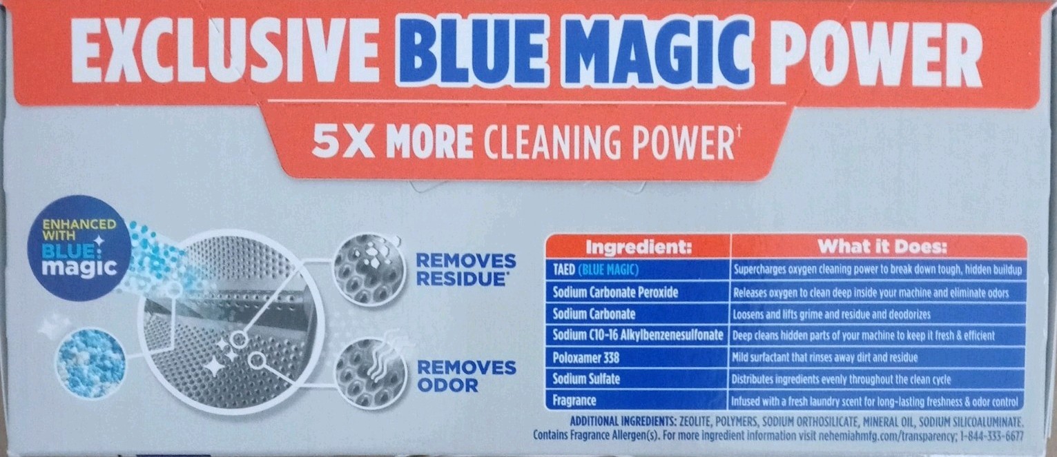 TIDE Washing Machine Cleaner OXI Enhanced Remove Odor Residue 2 Year Value Pack