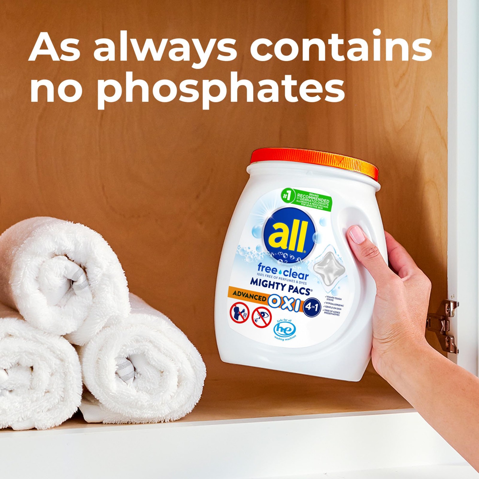 all Laundry Detergent Pacs, Mighty Pacs with OXI Stain Removers and Whiteners,