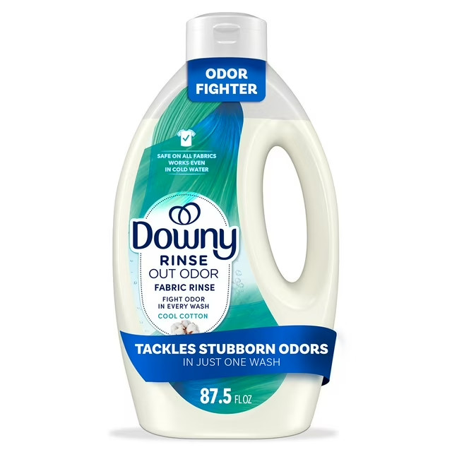 Downy Rinse Laundry Odor Remover, Cool Cotton, 87.5 fl. oz