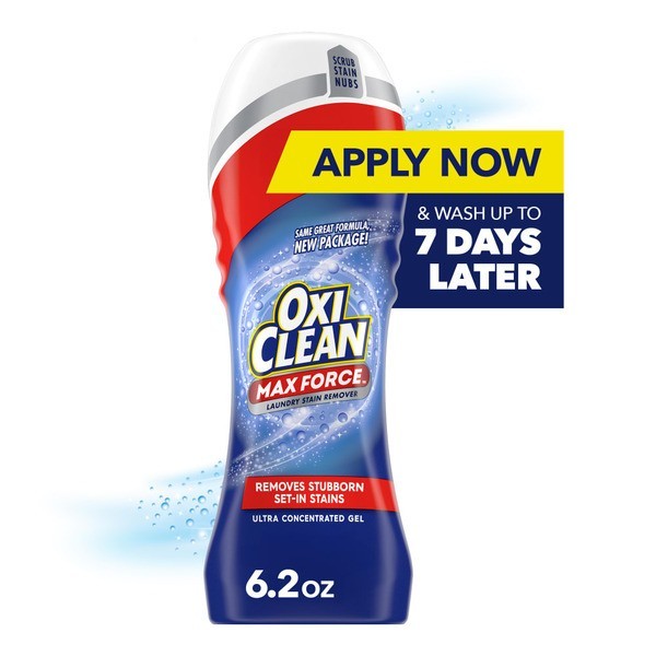 OxiClean Max Force Laundry Stain Remover Gel Stick, 6.2 fl oz