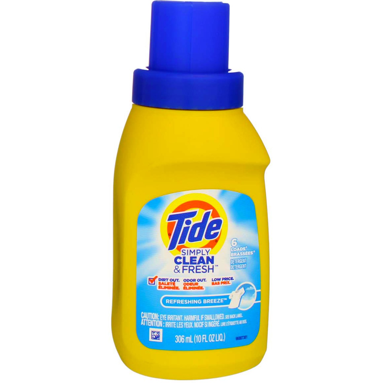 3 Pack Tide Simply Clean and Fresh Laundry Detergent Liquid, Refreshing Breez…