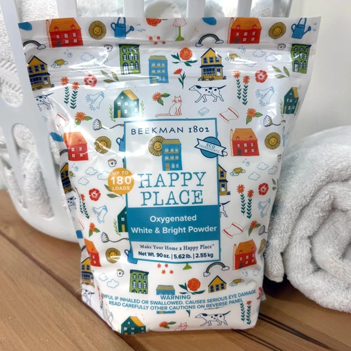 Beekman Happy Place 90 oz. (180 Loads) Oxygenated White & Bright Powder