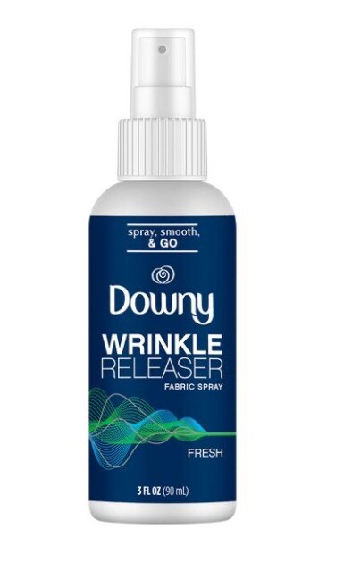 Downy Wrinkle Releaser Fabric Spray Fresh Scent 3oz ( 2 bottles ): Truly Works !