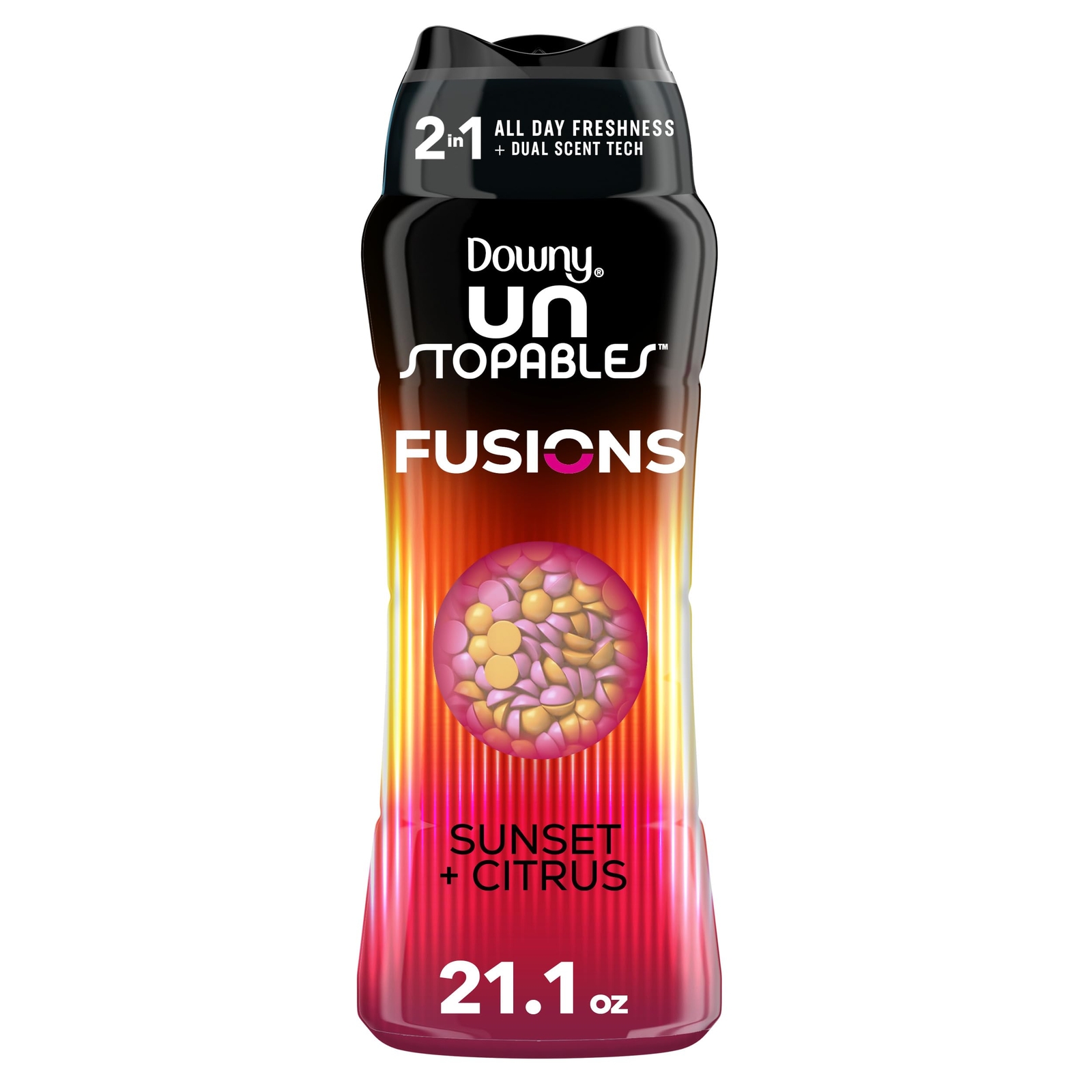 Downy Unstopables Fusions 21.1 Ounce Laundry Scent Booster Beads Citrus Fresh