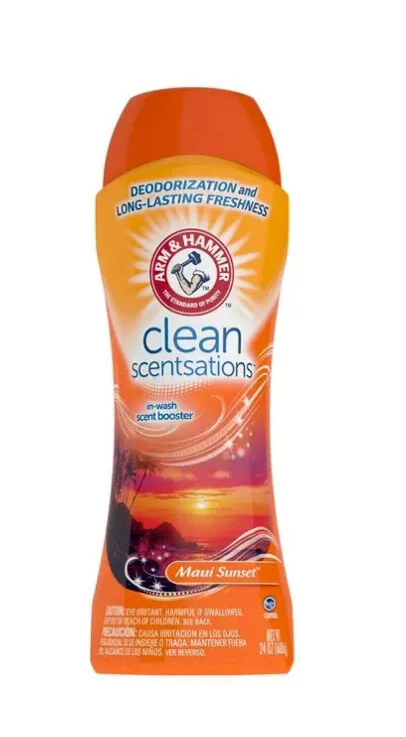Arm & Hammer In-Wash Scent Booster Maui Sunset Clean Scentsations 24oz(2 Pack)