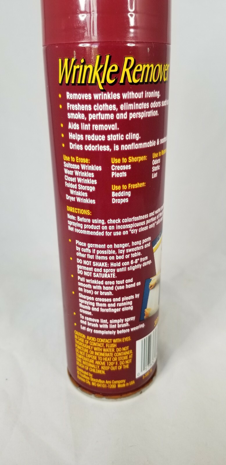 Faultless Bon Ami Co Wrinkle Remover Spray 10 Oz ANTI STATIC rare discontinued