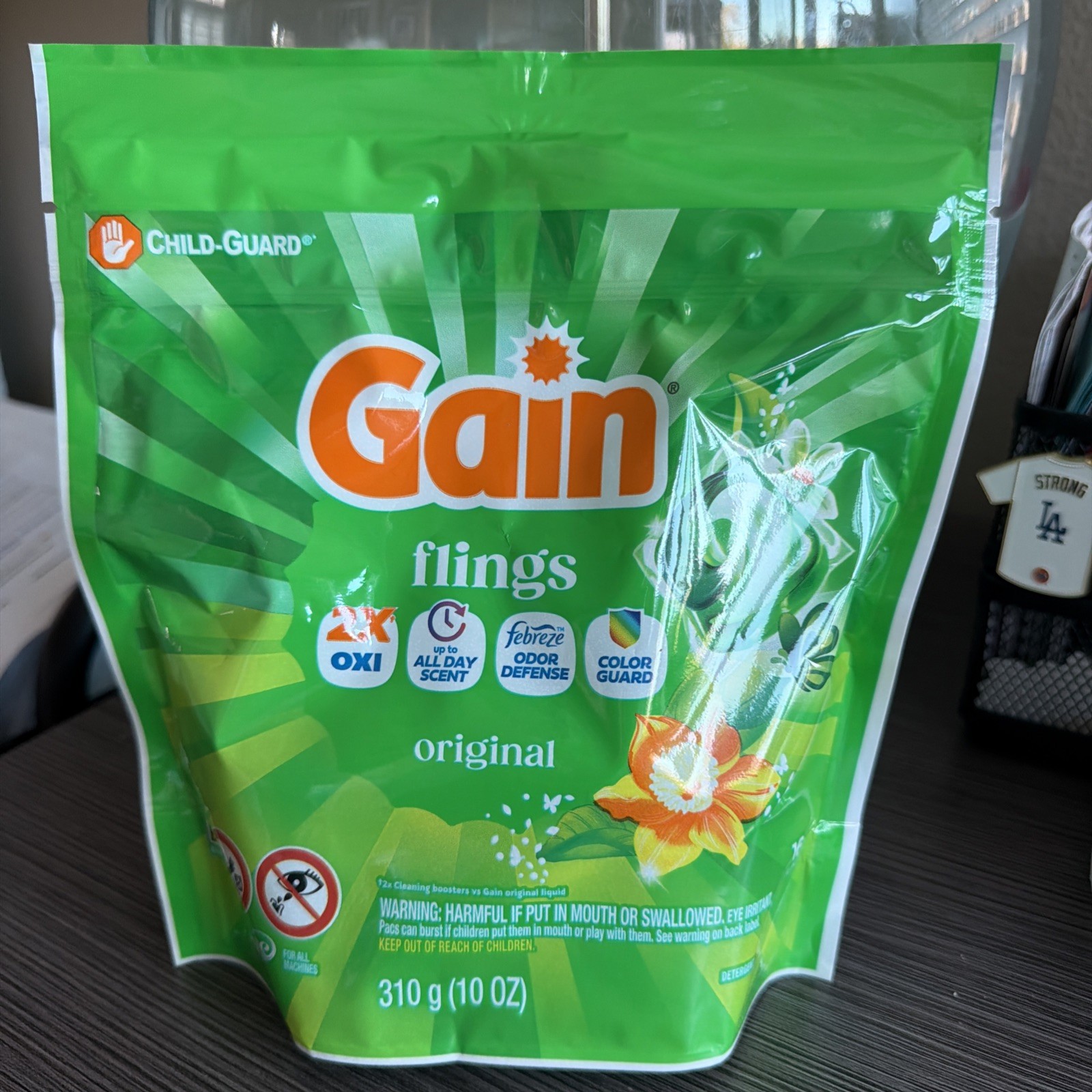 Gain Flings 3 in 1 Original Laundry Detergent Pods – 16 Packs (340g)