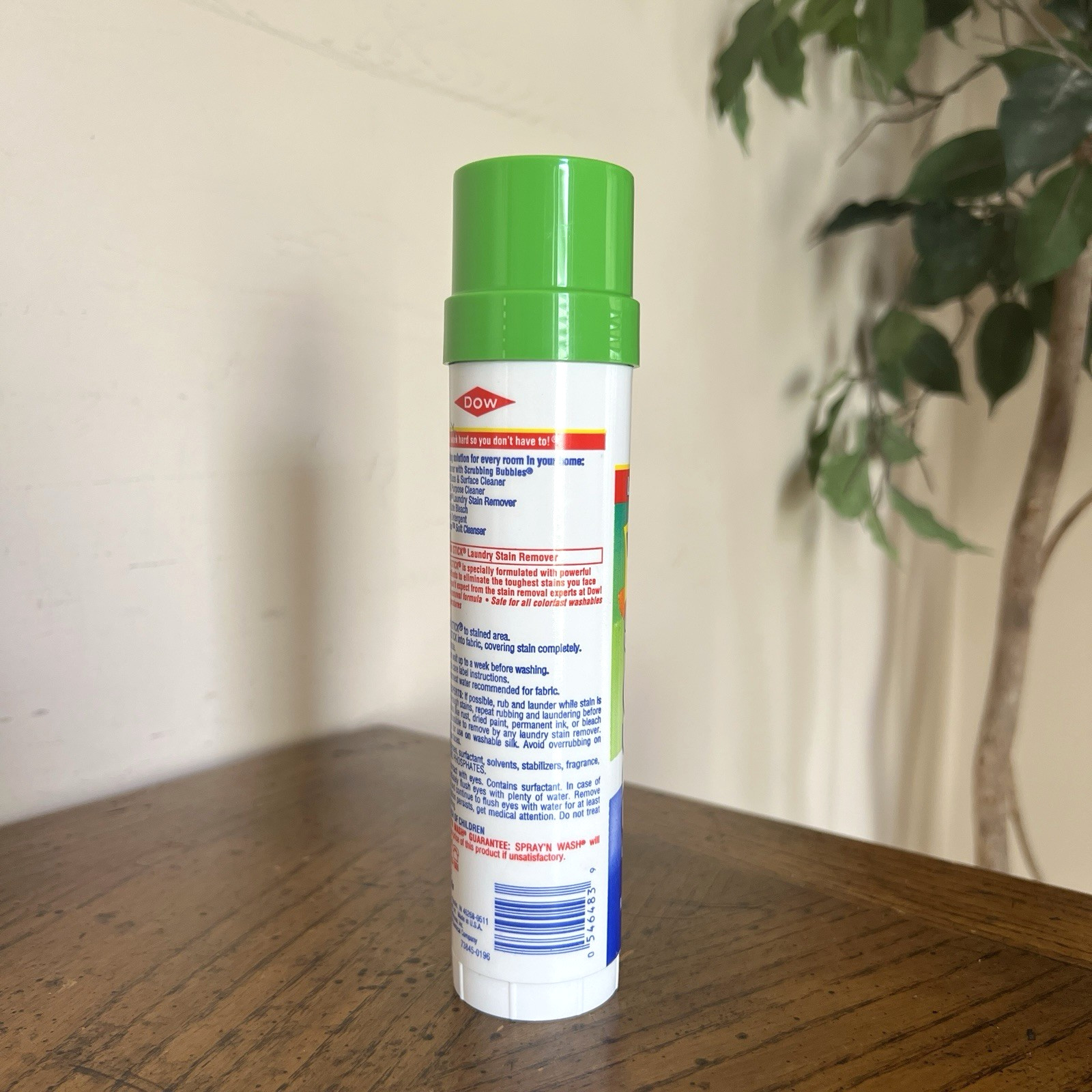 Spray n Wash Stain Stick 4.4 oz Laundry Pre-Treater Stain Remover Vtg 1995 Dow