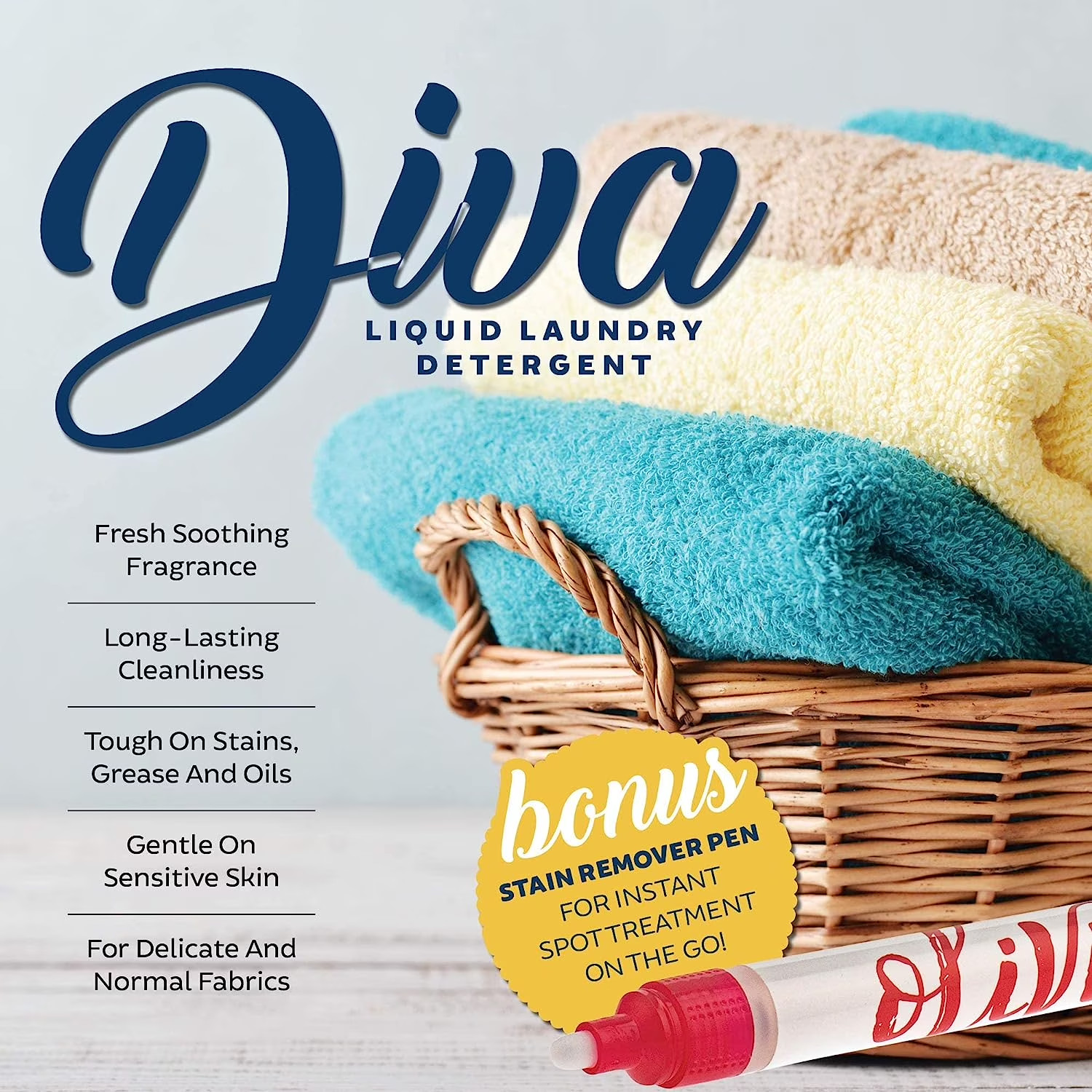 Tyler Diva Glamorous Wash 64 oz w/ Stain Remover Pen & Sachet