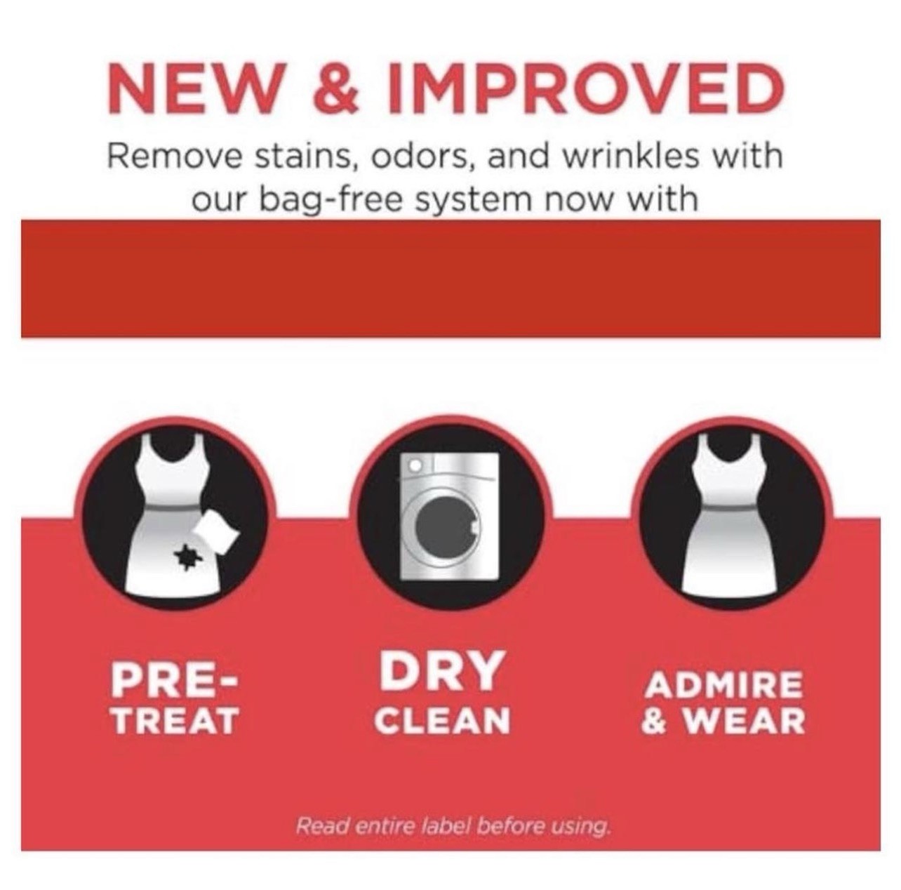 dryel At-Home Dry-Cleaner Kit, 5 Loads, 6 Cloths, Odor/Wrinkle Releaser