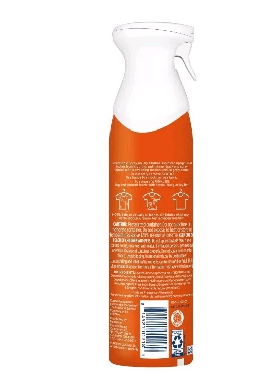 Bounce Rapid Touch-Up 3 in 1 Static Remover, Wrinkle Releaser, 2 Pack.