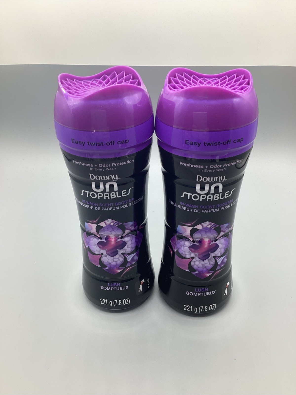 (Lot of 2) Downy UnStopables Lush 7.8oz Scent Boosters Scent Freshness-NEW!!!