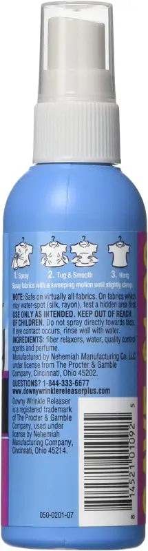 Downy Wrinkle Releaser & Refresher Fabric Spray Light Fresh Travel 3oz