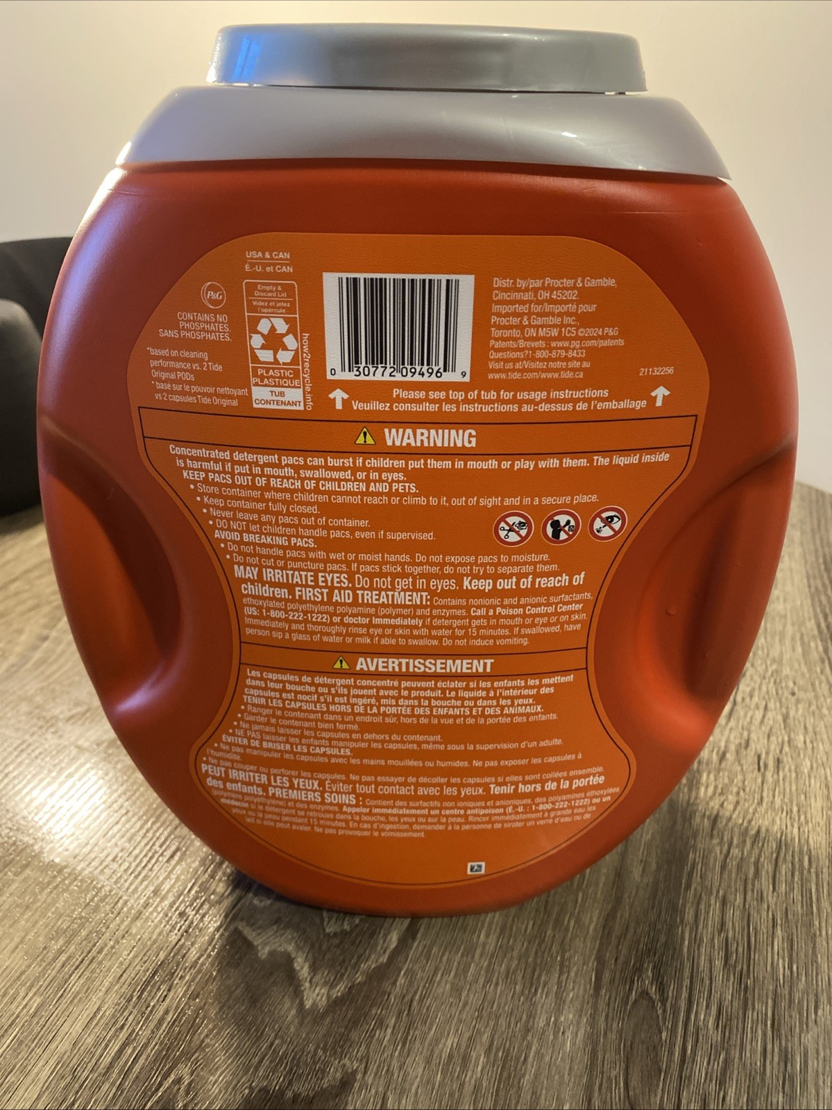 Tide Power Pods: Odor +OXi: 45XL Pacs