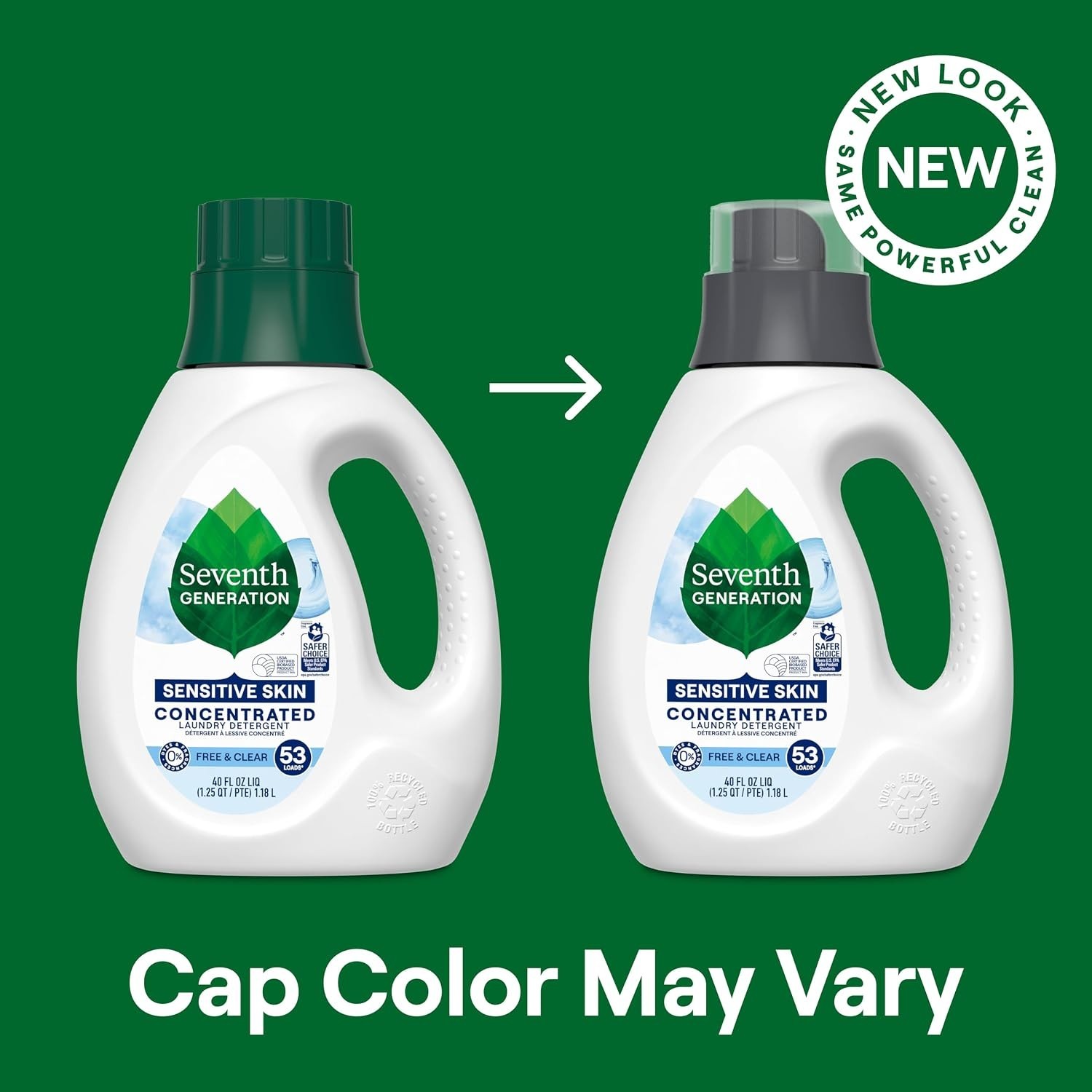 Concentrated Liquid Laundry Detergent, 40 oz for Sensitive Skin & Stain Removal