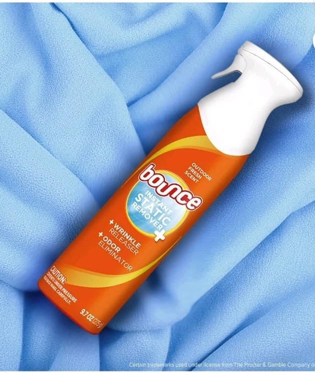 Bounce Rapid Touch-Up 3 in 1 Static Remover, Wrinkle Releaser, 2 Pack.