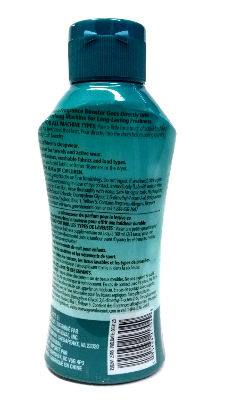 ( LOT 5 ) In-Wash Fragrance Booster Rehausseur, Fresh Scent New 10.5 oz Ea
