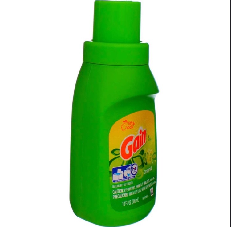 Gain Laundry Detergent Liquid, Original, 10 fl oz