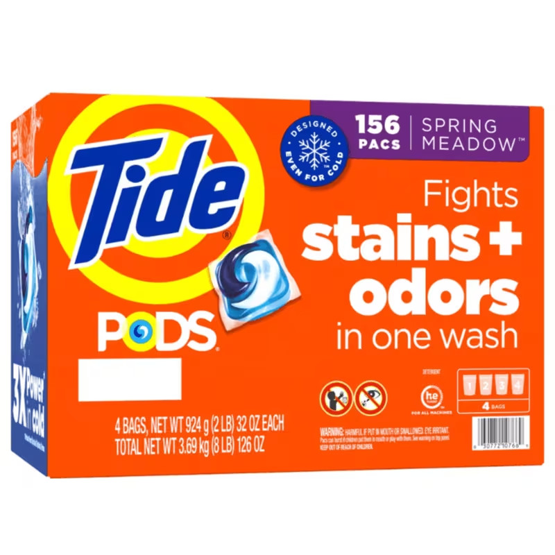 Tide Pods Laundry Detergent Pods Spring Meadow 39 Count HE Compatible New