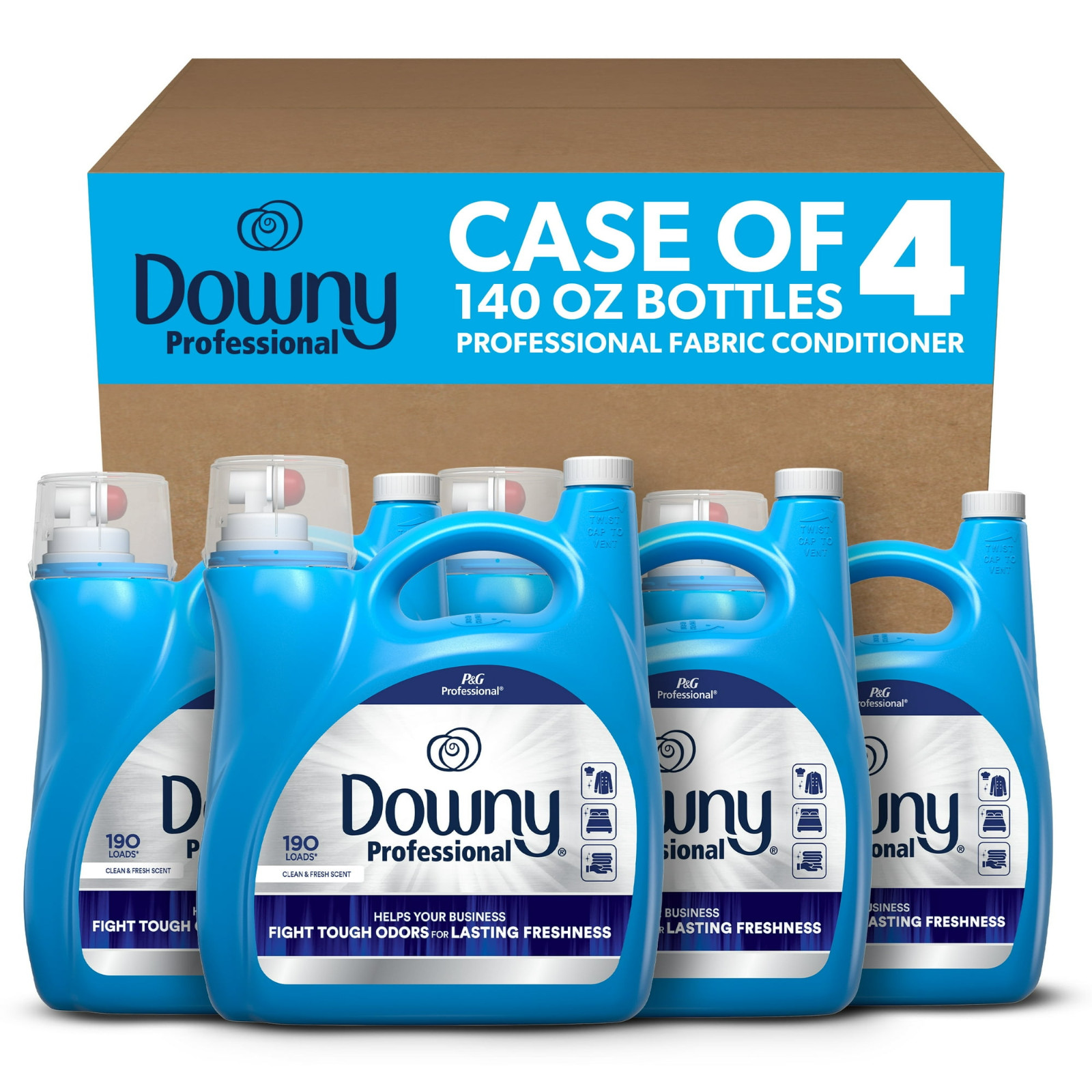Downy Professional Liquid Fabric Softener Clean Fresh 140 oz (FREESHIP)