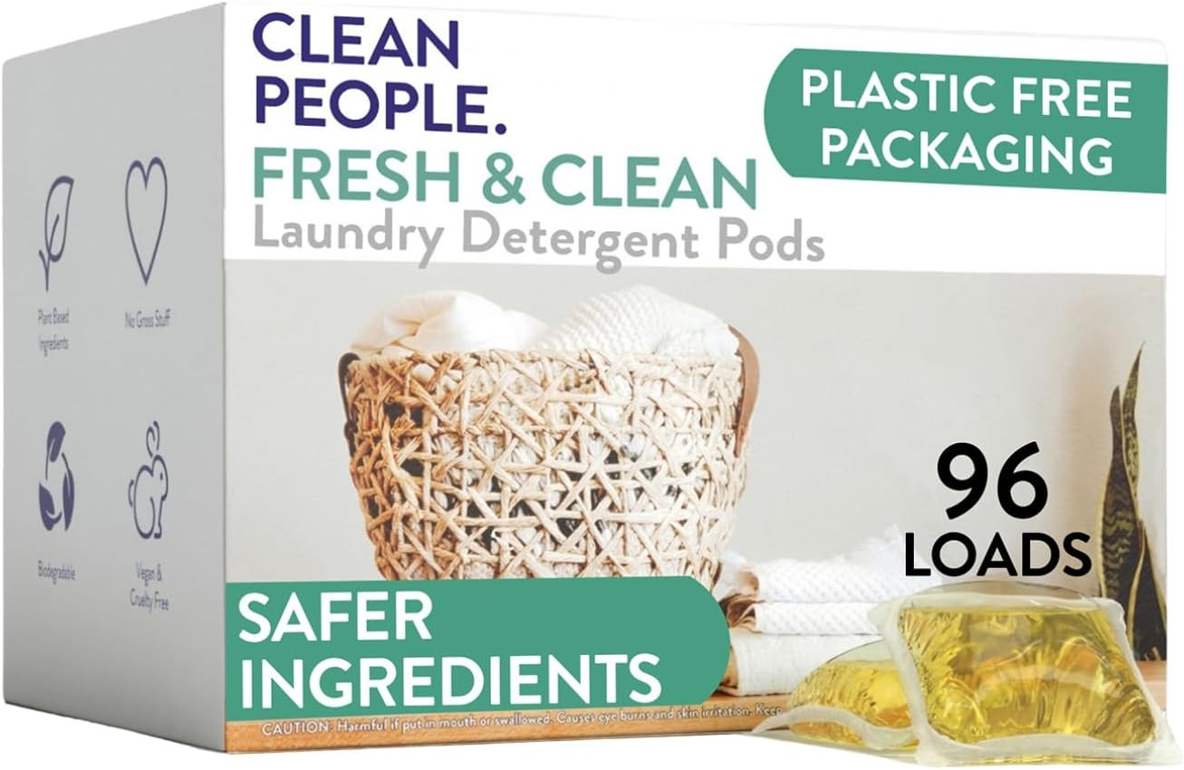 The Clean People Laundry Detergent Pods – Hypoallergenic Laundry Pods – Ultra Co